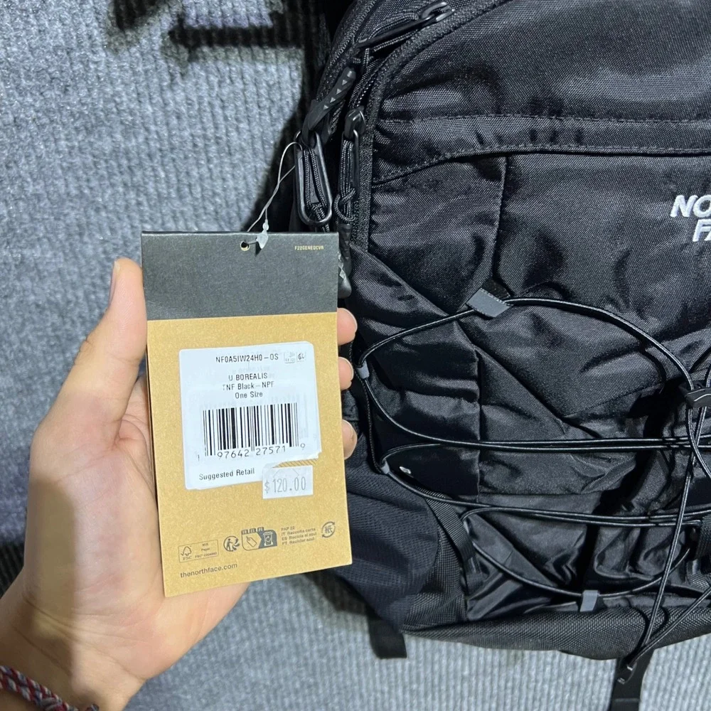 The North Face Borealis Backpack Unisex OS Black NF0A51W2 Hiking Commuter Pack
